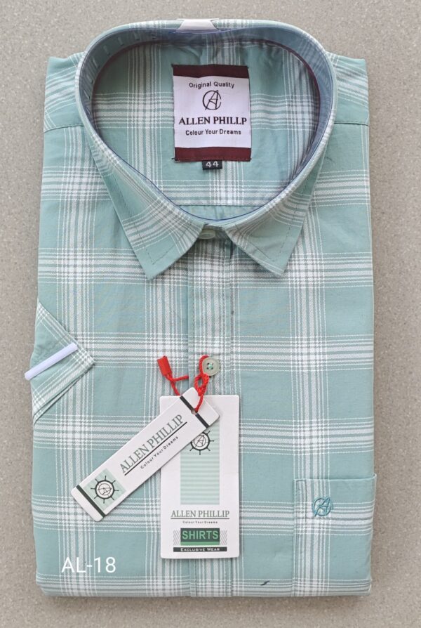 Men’s Prewashed Cotton Shirt – Half Sleeve | Regular Fit