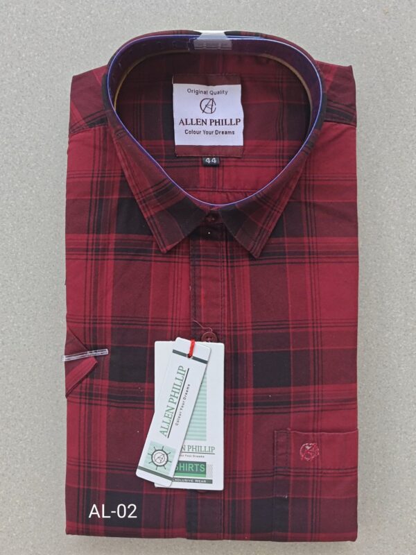 Men’s Brushed Cotton Casual Shirt – Half Sleeve | Regular Fit