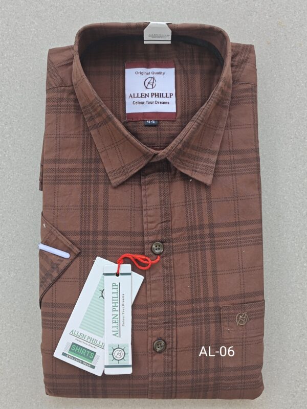 Half Sleeve Brushed Cotton Shirt for Men | Easy Everyday Wear
