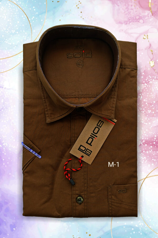 Solid Cotton Twill Shirt